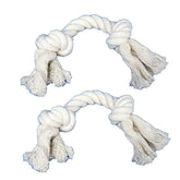 GOGOTAIL 2-pack dog rope toys designed for tugging and indoor play with small to medium dogs.