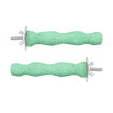 Goktvai bird beak grinding stone stand branch green for natural grooming