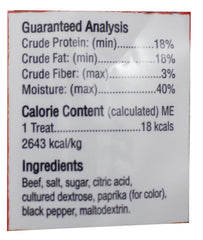 Gold Rush Farms Als Pals beef sticks dog reward shot suggests tasty, USA-made treats for training moments.
