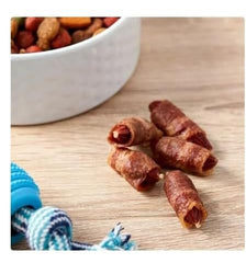 Golden Rewards pigs in a blanket bag open – convenient 16oz portion