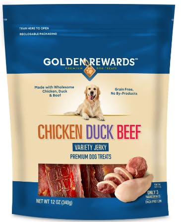 Golden Rewards 12oz bag closeup for training rewards and on-the-go snacking