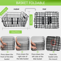 GoldToolSet bike basket side mount with pet travel demonstrates flexible mounting.