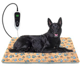 GOLOPET large dog heating pad apricot cover closeup for cozy comfort