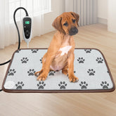 GOLOPET pet heating pad paw-print design on top delivers cozy warmth for pets