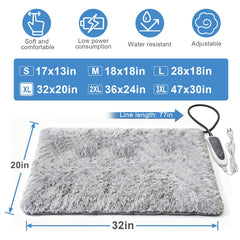 GOLOPET smart thermostat close-up on dog pad for adjustable comfort
