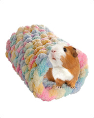 GOMIBABY guinea pig bed tunnel full view shows cozy hideaway for small pets