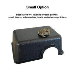 Gondola Geckos reptile hide box large interior provides spacious safe hide for growing reptiles.