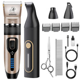 Gooad dog clippers thick coats in action for precise trimming and comfort.