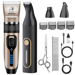 Gooad dog clippers thick coats in action for precise trimming and comfort.