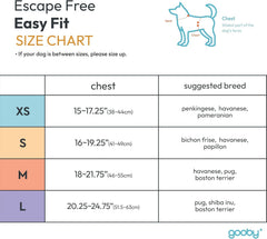 Gooby step-in design dog-legs-entry illustrates easy on/off during daily walks.