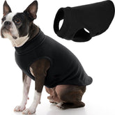 Gooby Stretch Fleece Vest on a dog front view for cozy all-day wear