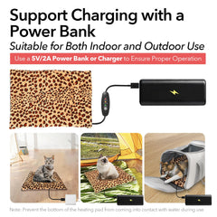 GooCare leopard car-seat use shows on-the-go warmth for pets during travel
