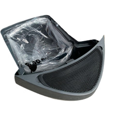 Good Kitty Co waste drawer liner packaging image shows easy setup for tidy waste management.