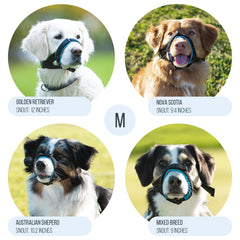 GoodBoy Gentle Muzzle Guard adjustable size for secure, personalized fit.