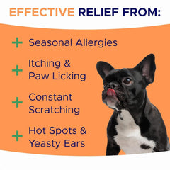 GOODGROWLIES chews textured treat closeup highlights tasty bite for quick itch relief