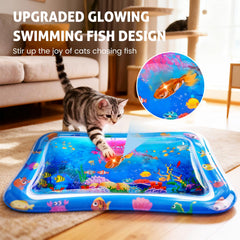 Goopreen Cat Water Mat cooling surface for refreshing pet comfort.