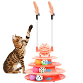 Goosheep interactive puzzle ball orange for active indoor play