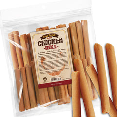 Gootoe dog treats packaging shows chicken jerky roll with resealable pouch for freshness