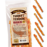 Gootoe turkey tendon braid medium pack—the long lasting chew for training rewards