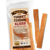 Gootoe Turkey Tendon sliced 85g pack – long-lasting chew promotes dental health for dogs.