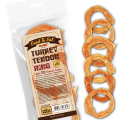 Gootoe turkey tendon treats packaging highlights USA-sourced ingredients