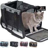 Gorilla Grip cat carrier top-entry offers easy loading and quick pet access
