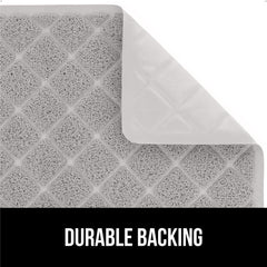 GORILLA GRIP mat uses water-resistant materials to protect floors