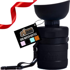 GORILLA GRIP dog water bottle 16oz for on-the-go hydration during walks