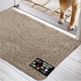 GORILLA GRIP SoakStopper absorbs moisture with an absorbent top layer for cleaner entry floors.