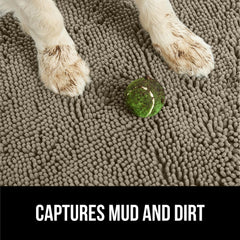 GORILLA GRIP SoakStopper soft chenille pile feels plush underfoot
