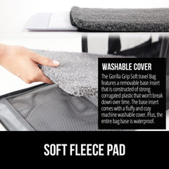 Gorilla Grip travel-bag padded-handle enhances comfort on the go