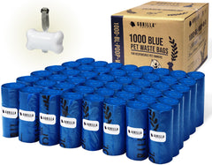 GORILLA SUPPLY bone-shaped dispenser shown for easy bag release on-the-go.