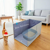 GosomePurrz litter enclosure open-top for easy scooping and privacy