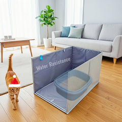 GosomePurrz litter enclosure open-top for easy scooping and privacy