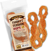 Gootoe Turkey Tendon dog treat pack for long-lasting chewing sessions.