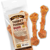 Gootoe turkey tendons for dogs pack image – long-lasting chew for large breeds.