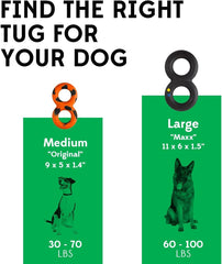 Goughnuts pull toy medium size—size-appropriate for 30-70 lb dogs