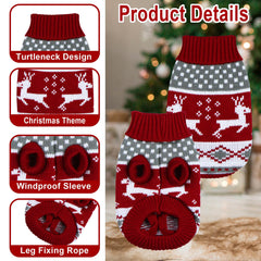 GOYOSWA Christmas knitwear close-up texture shows premium acrylic fiber