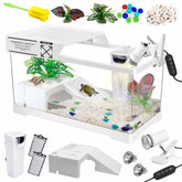 GOZILLA turtle tank kit front view, durable setup for a small reptile habitat