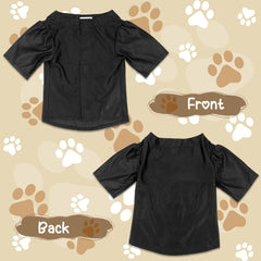 GraduatePro dog graduation gown and cap with gold tassel for photo-worthy milestones.