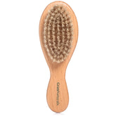 GranNaturals boar bristle cat brush with wooden handle for gentle grooming and reduced shedding.