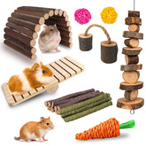 Grddaef apple wood ladder bridge—stimulates exploration and active play.