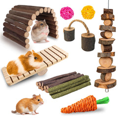 Grddaef apple wood ladder bridge—stimulates exploration and active play.