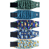 Grecle 5-pack male dog diapers pattern variety for training and incontinence control.