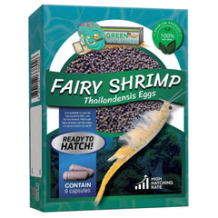 GREEN WATER FARM Fairy Shrimp Thailandensis eggs packaging for convenient live feeding.