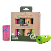 Greenbone Biobase bolsas para desechos de perros con bloqueo de olor para paseos