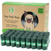 Bolsas GREENER WALKER extra gruesas para excrementos, a prueba de fugas en paseos.