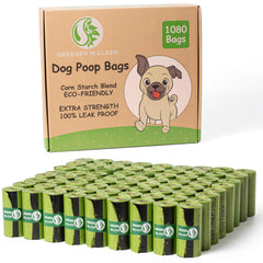 GREENER WALKER leak-proof extra-thick poop bags for clean pickup
