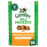 Greenies Pill Pockets large pouch closeup shows easier medicating during pill time.