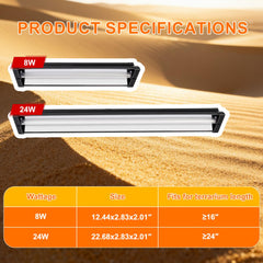 GREENPAW T5 UVB Light aluminum-frame aids heat dissipation during use